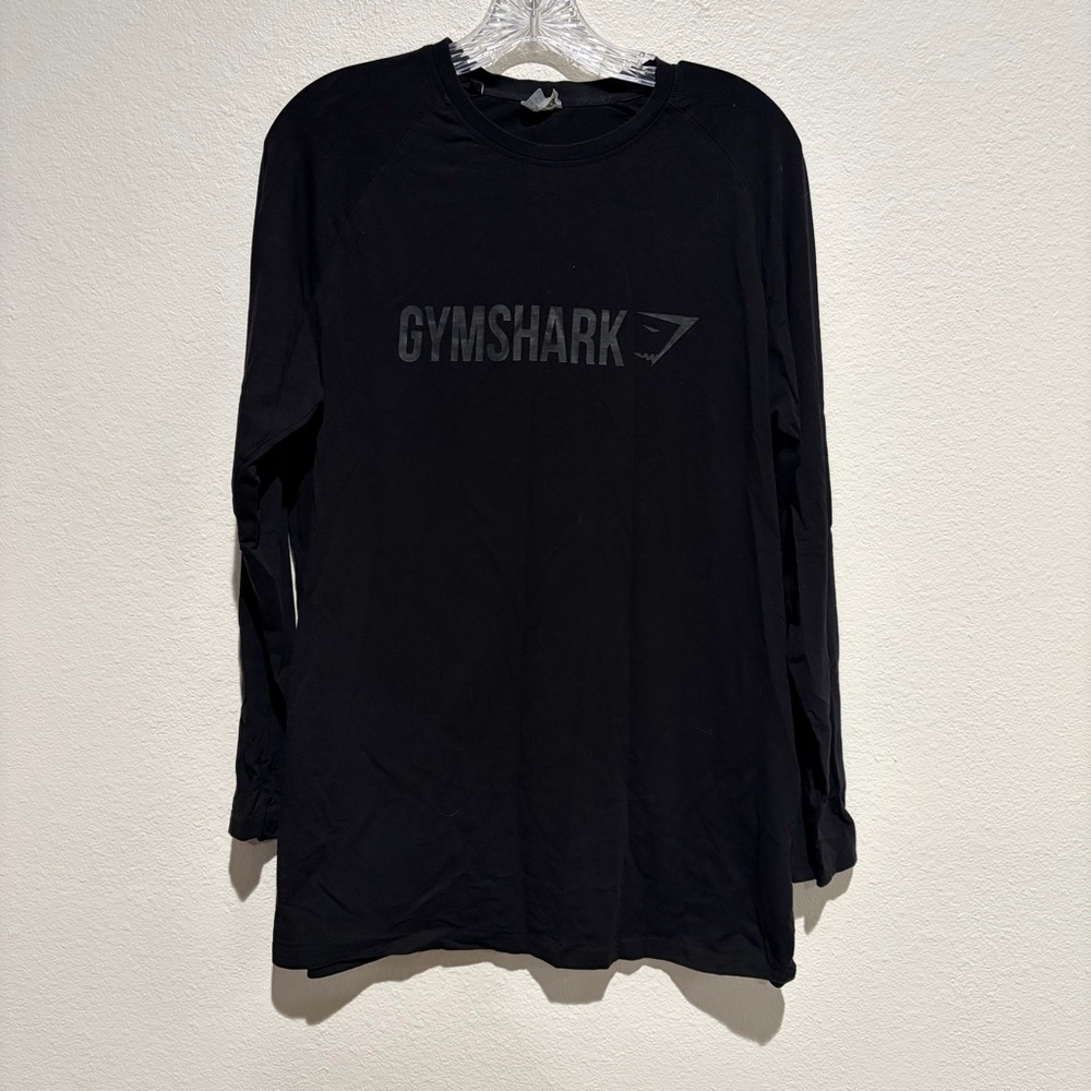 Gymshark Men's Long Sleeve Tee in Black